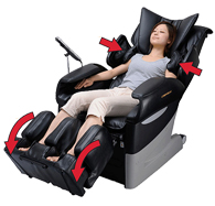 Растягивающий все тело массаж (Body stretch)  на массажном кресле FUJIIRYOKI EC-3700 VP